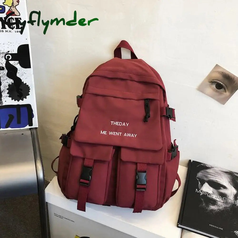 Cyflymder Tooling Style Women’s Backpacks Large Capacity School Bags For Teens Korean Harajuku