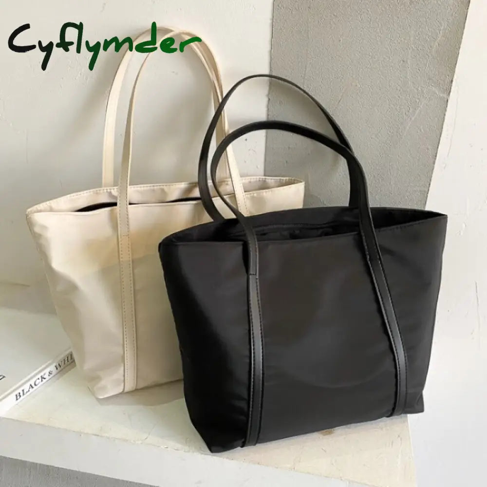 Cyflymder Top Handle Women Dumpling Bag Handbags Thick Oxford Shoulder Luxury Designer Waterproof