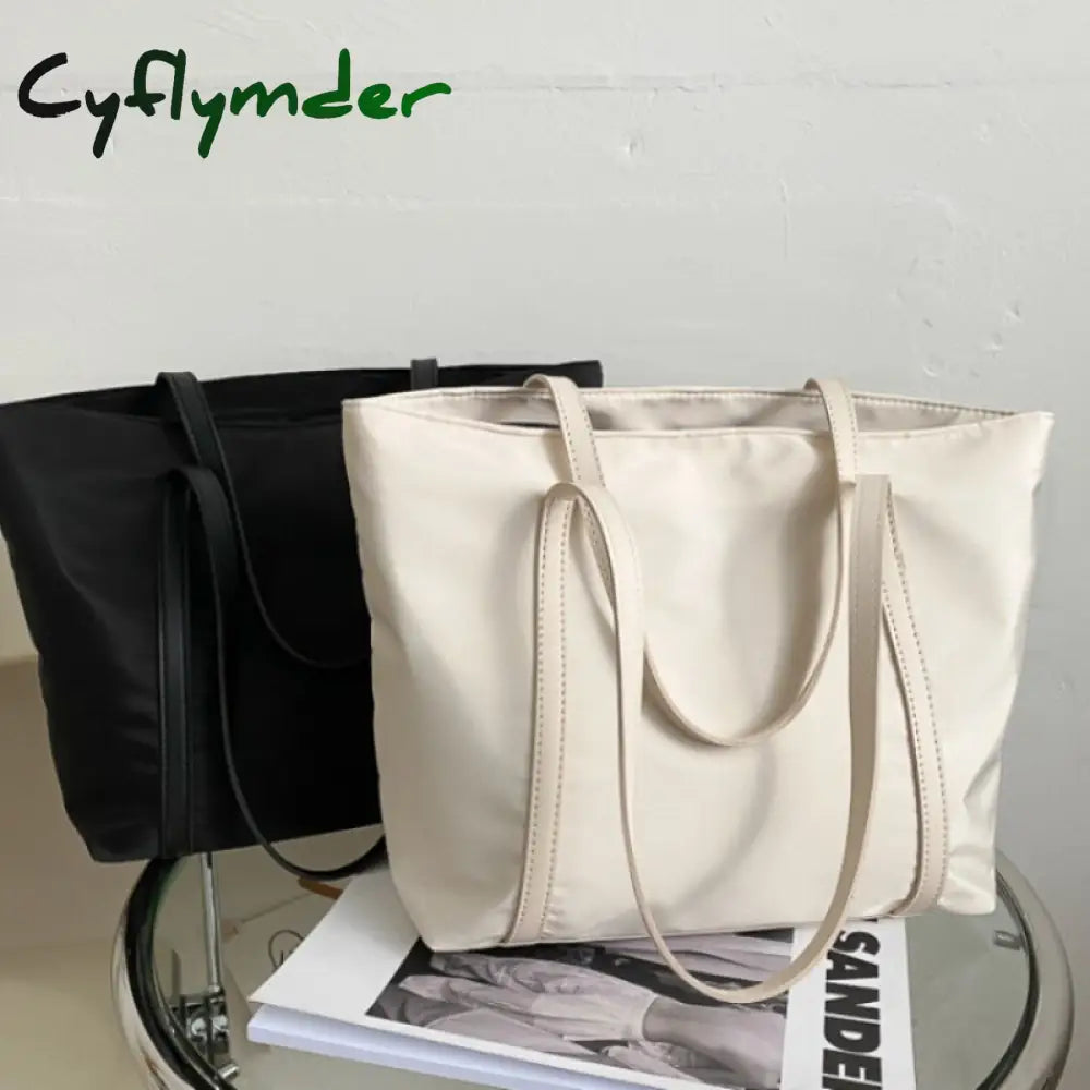 Cyflymder Top Handle Women Dumpling Bag Handbags Thick Oxford Shoulder Luxury Designer Waterproof