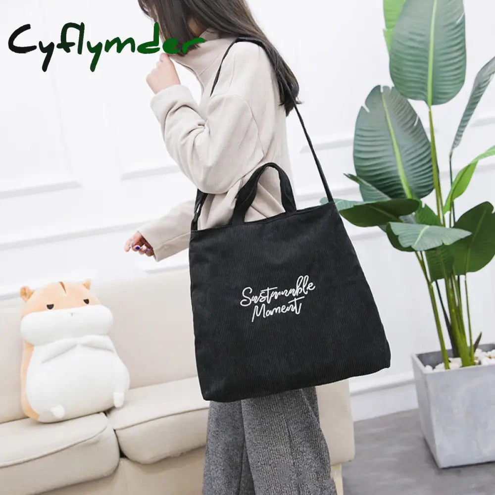 Cyflymder Tote Bag For Women Fashion Shopper Designer Handbags Large Capacity Solid Color
