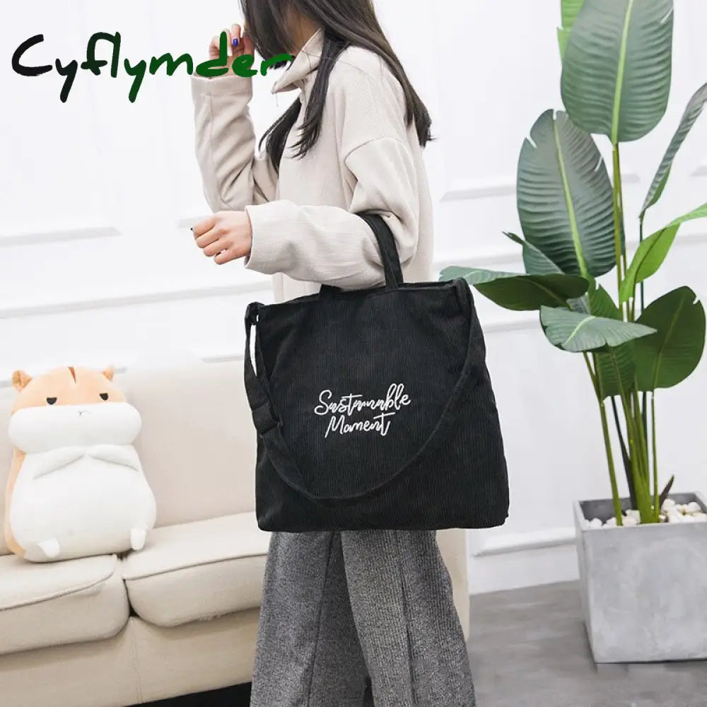 Cyflymder Tote Bag For Women Fashion Shopper Designer Handbags Large Capacity Solid Color