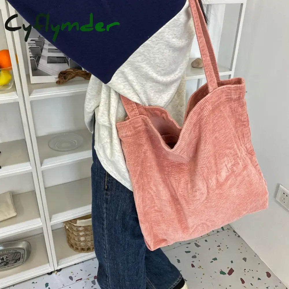 Cyflymder Tote Bag Women Designer Handbags Shoppers Fashion Casual Minimalist Style Large Capacity