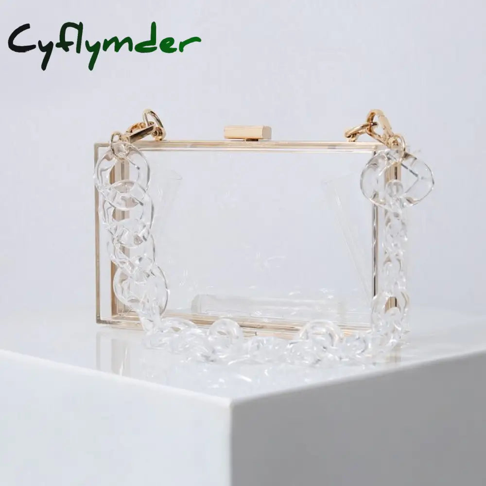Cyflymder Transparent Bag Jelly Clutch Bags For Women Luxury Diamond Candy Color Ladies Blue