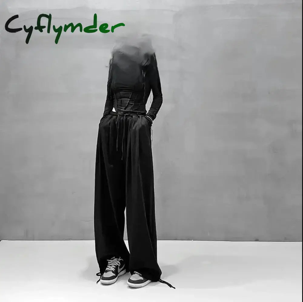 Cyflymder trashy outfits High-waisted Slimming Casual Versatile Harem Pants Loose-fit Wide-leg Bloomers For Women