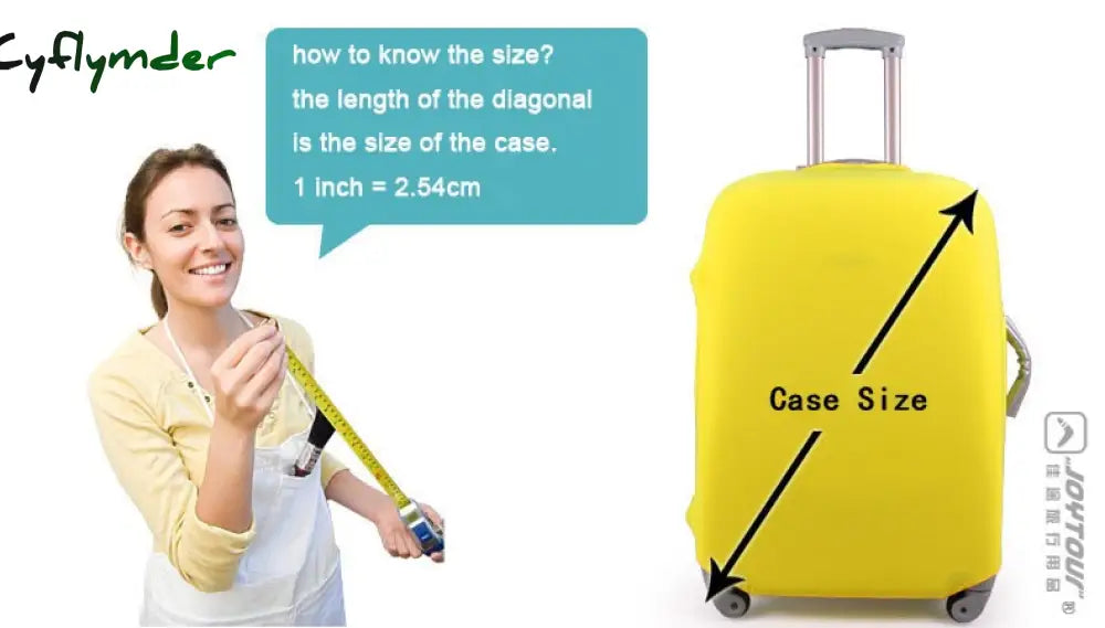 Cyflymder Travel Accessories Luggage Protective Case For 18 To 30 Inch Elastic Bags Powder Funda