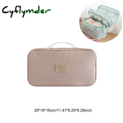 Cyflymder Travel Bra Organizer Underwear Storage Bag Women Men Socks Cosmetics Clothes Pouch Stuff