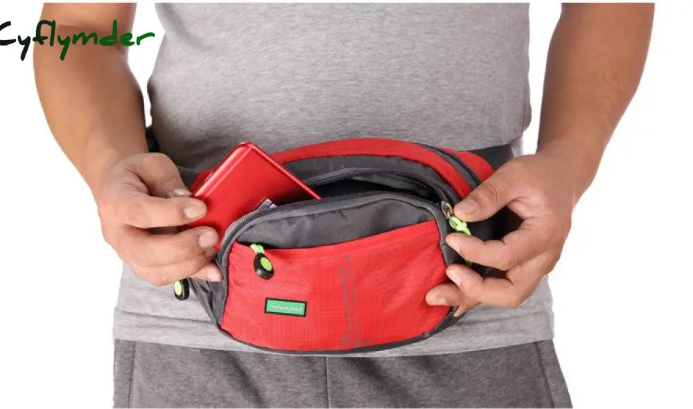 Cyflymder Travel Bum Bag Fanny Pack Waist Zipped Outdoor Sports Shoulder Pouch Men Women Packs