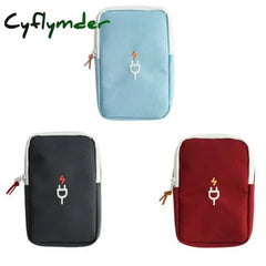 Cyflymder Travel Gadget Organizer Bag Portable Digital Cable Bag Electronics Accessories Storage