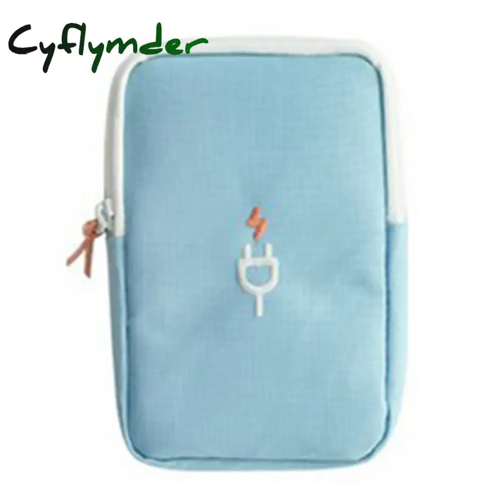 Cyflymder Travel Gadget Organizer Bag Portable Digital Cable Bag Electronics Accessories Storage