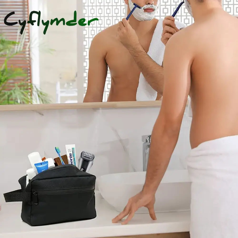 Cyflymder Travel Mens Toiletry Bag Women Cosmetic Necessaire Case Waterproof Ladies Makeup Beauty