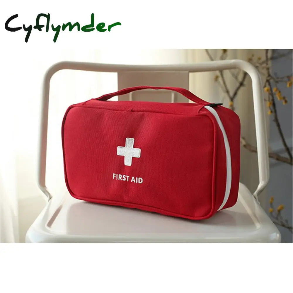 Cyflymder Travel Portable Bag Large Emergency Medical Suitable For Storage Supplies Red