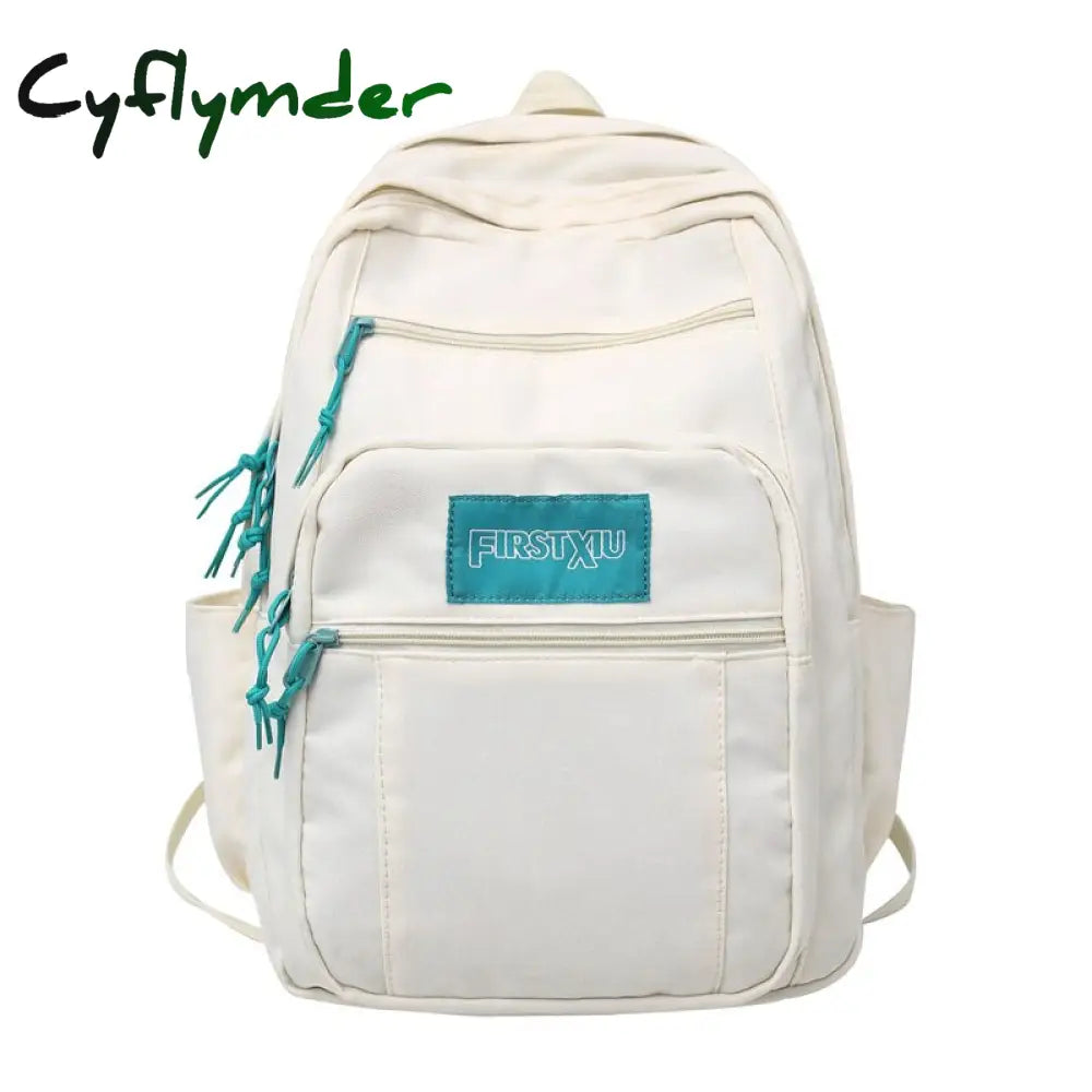 Cyflymder Trend Korean Women Backpack Large-Capacity College Student Schoolbag For Teenage Girl