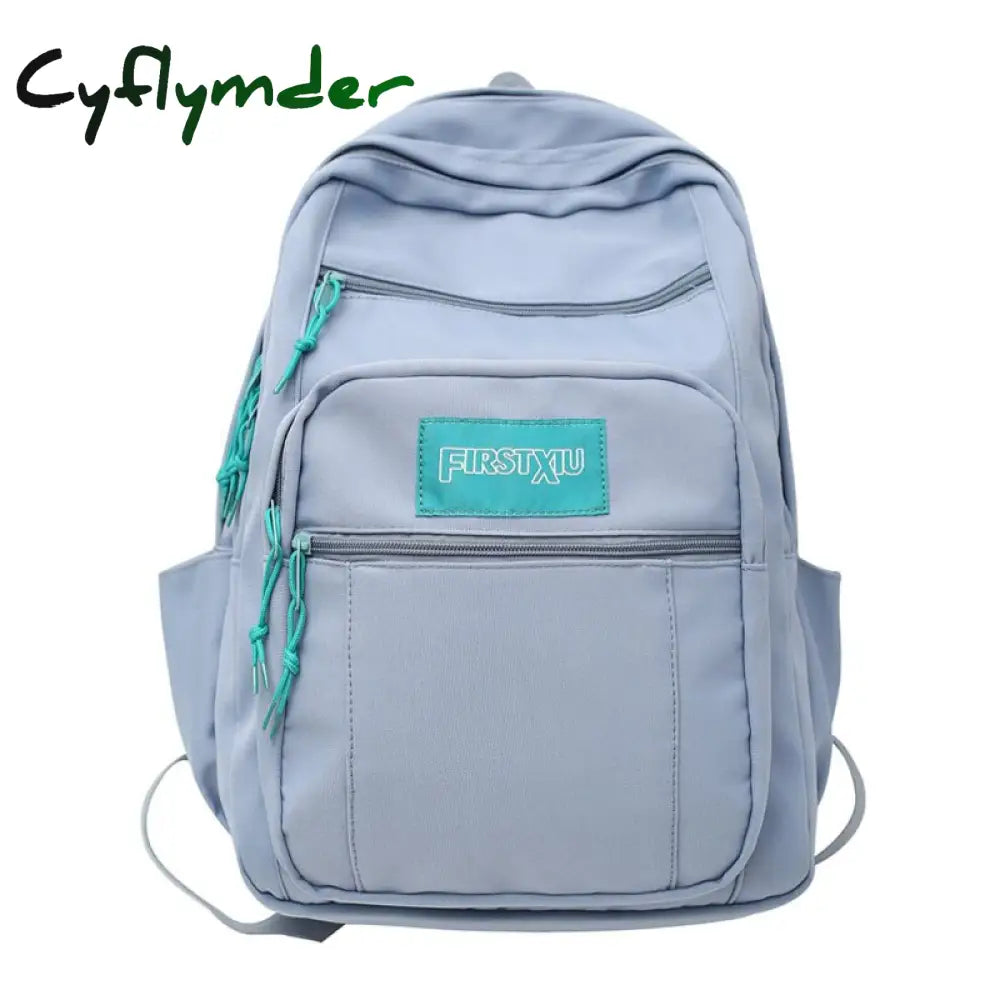 Cyflymder Trend Korean Women Backpack Large-Capacity College Student Schoolbag For Teenage Girl