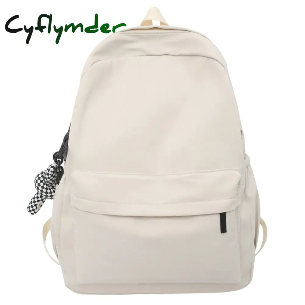 Cyflymder Trendy Female Waterproof Fashion Girl Travel Nylon Book Bags Women Student Laptop Cute