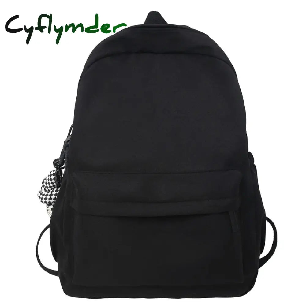 Cyflymder Trendy Female Waterproof Fashion Girl Travel Nylon Book Bags Women Student Laptop Cute