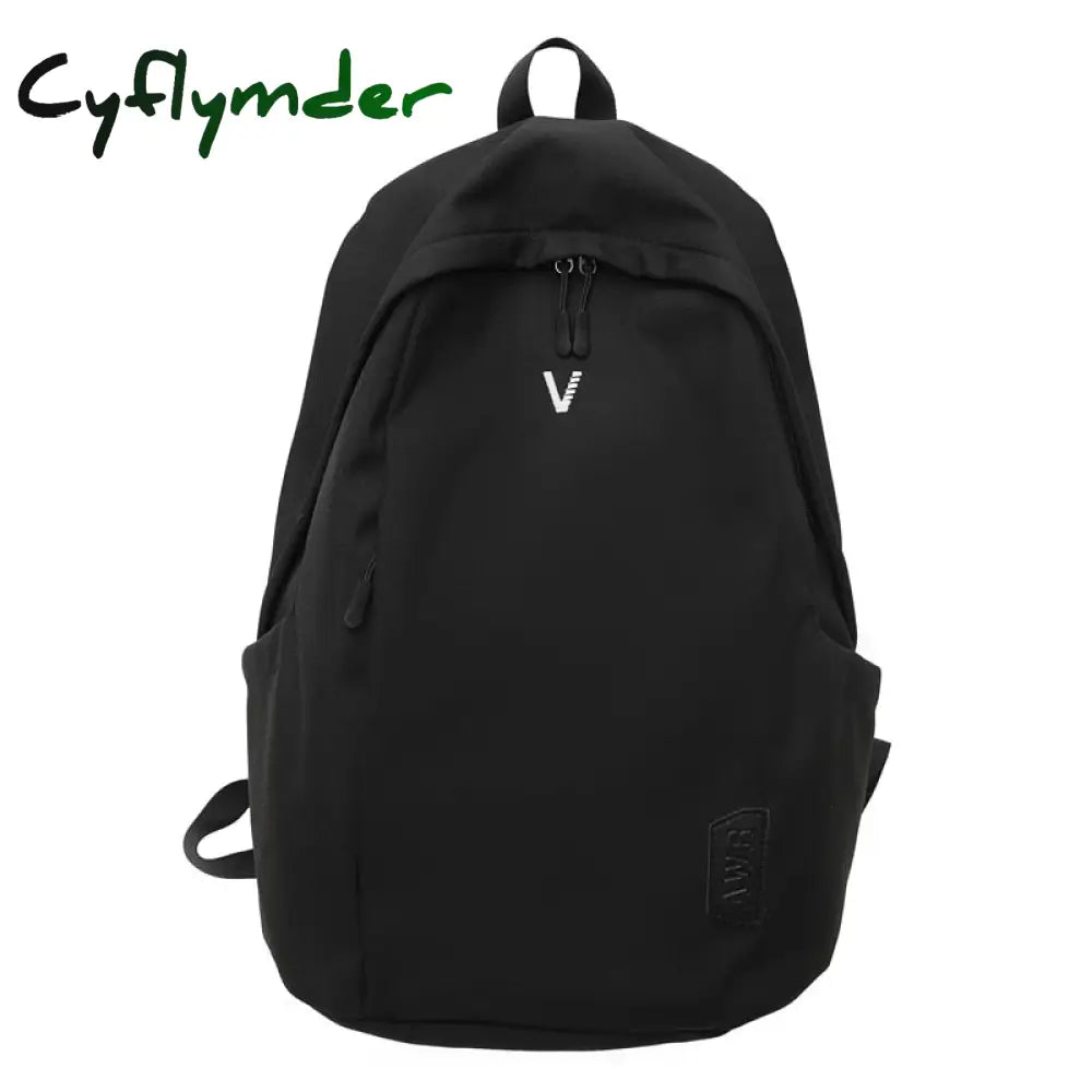 Cyflymder Trendy Lady Waterproof High Capacity Book Backpack Girl Boy College Male Female Travel