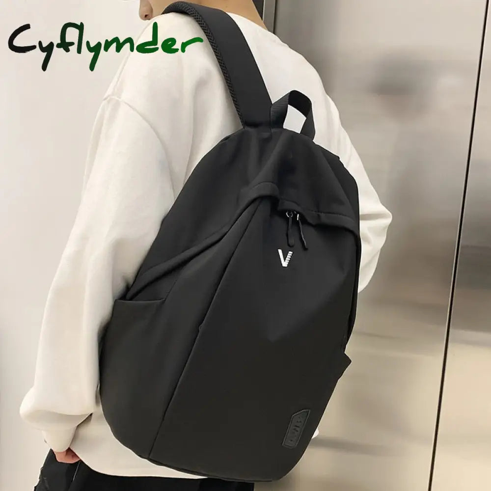 Cyflymder Trendy Lady Waterproof High Capacity Book Backpack Girl Boy College Male Female Travel