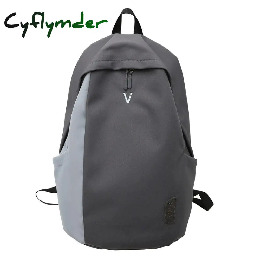 Cyflymder Trendy Lady Waterproof High Capacity Book Backpack Girl Boy College Male Female Travel