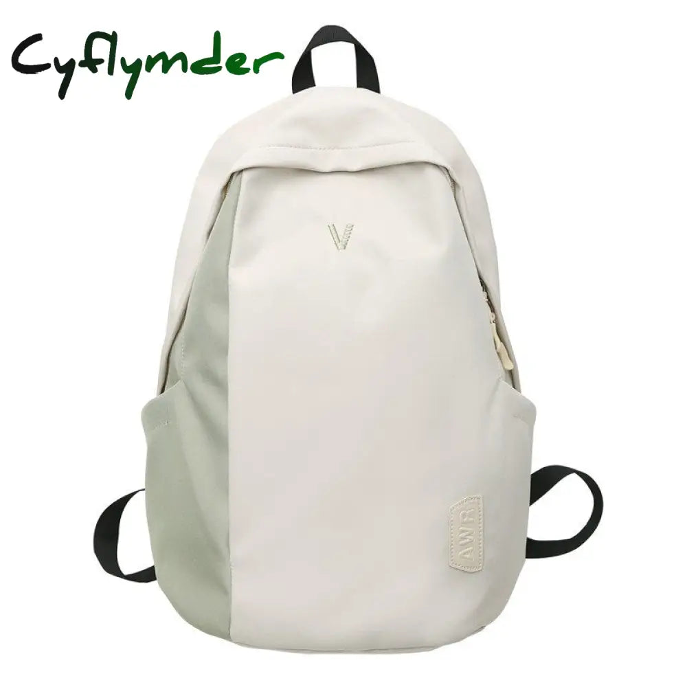 Cyflymder Trendy Lady Waterproof High Capacity Book Backpack Girl Boy College Male Female Travel