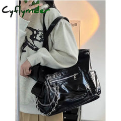 Cyflymder Trendyol Large Capacity Handbags For Women Fashion Spring Pu Leather Underarm Shoulder