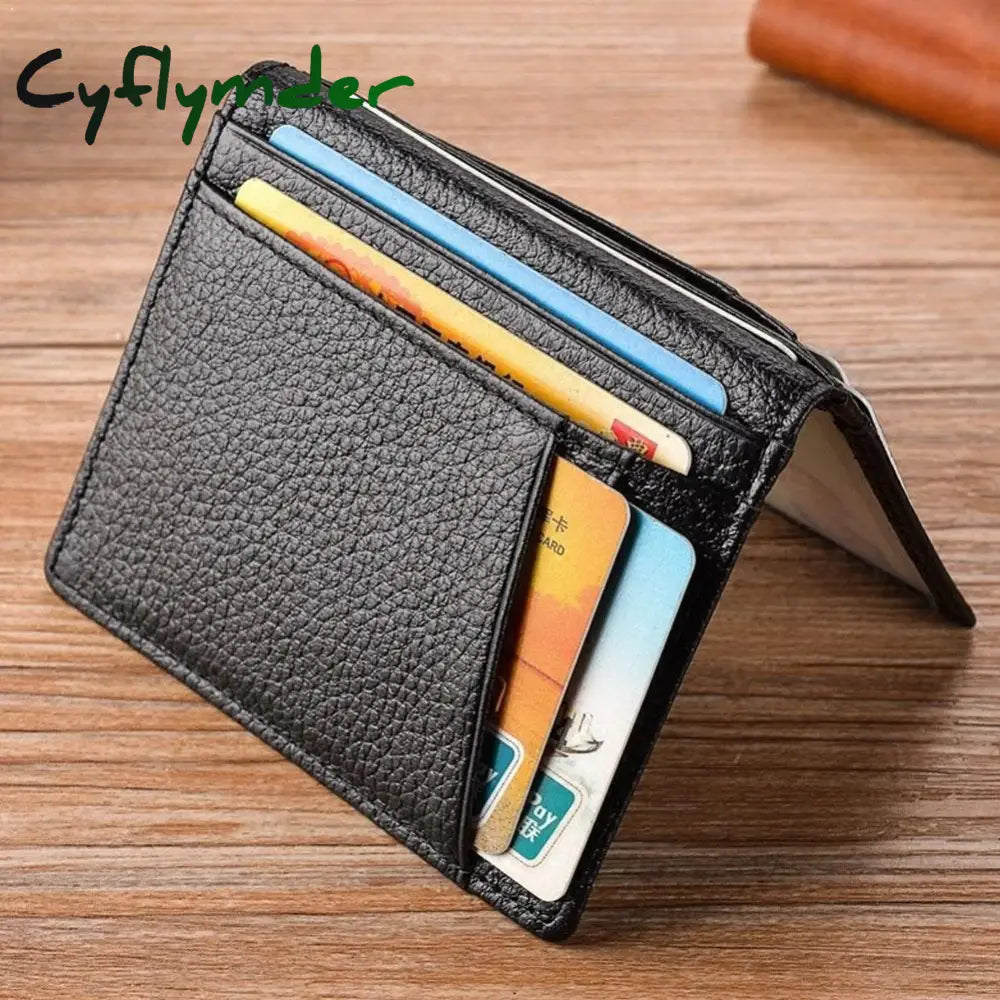 Ultra Slim RFID Blocking Leather Wallet Credit ID Card For Men Holder Purse Case Money Fashion Bag Women Wallets