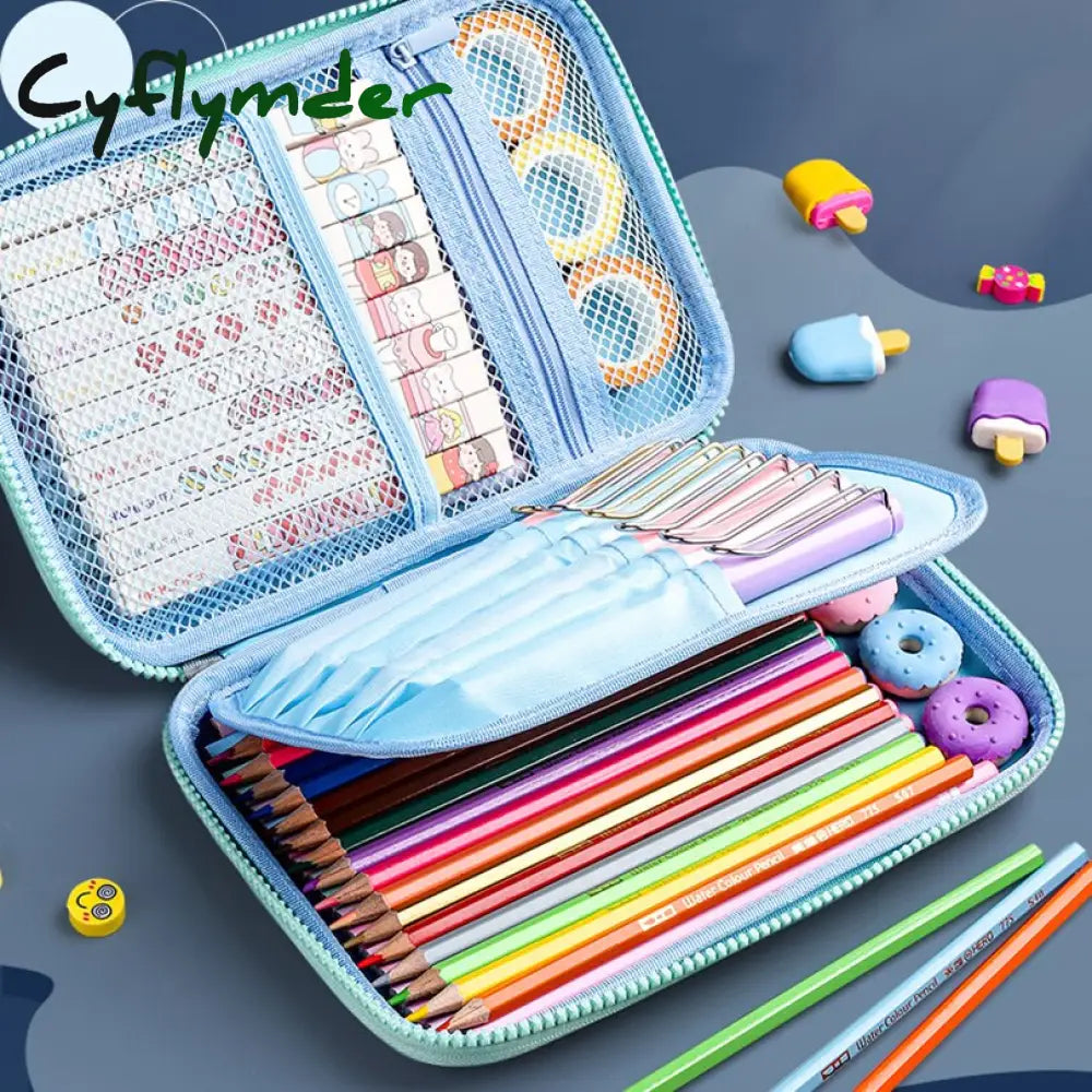 Cyflymder Unicorn Pencil Cases Kawaii School Case Student Pencilcases Stationery Trousse Scolaire