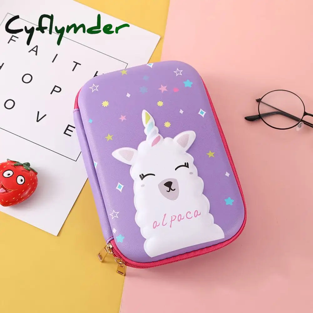 Cyflymder Unicorn Pencil Cases Kawaii School Case Student Pencilcases Stationery Trousse Scolaire