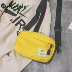 Cyflymder Unisex Crossbody Bag Oxford Cloth Diagonal Shoulder Bags Solid Color Satchels Fashion