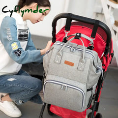 Cyflymder Usb Waterproof Charger Diaper Backpack Bag Maternity Nursing Universal Large Woman Travel