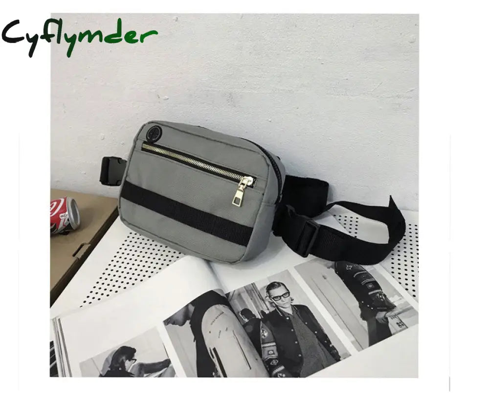 Cyflymder Vest-Style Large Space Chest Bag Retro Square Streetwear Shoulder Functional Backpack