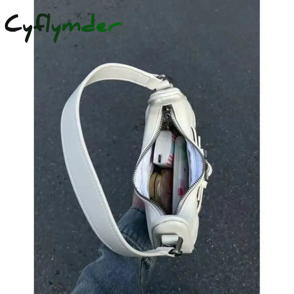 Cyflymder Vintage Star Handbags For Women Fashion Hobos Shoulder Underarm Bag Ladies Clutch Pu