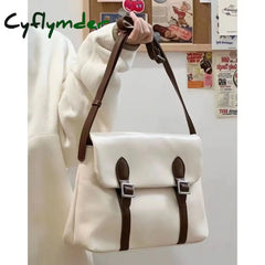 Cyflymder Vintage Women’s Shoulder Bag Large Capacity Ladies Tote Purse Handbags Pu Leather