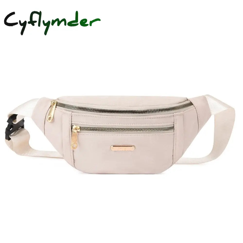 Cyflymder Waist Bags For Women Oxford Leisure Color Bag Shoulder Crossbody Chest Handbags All-Match