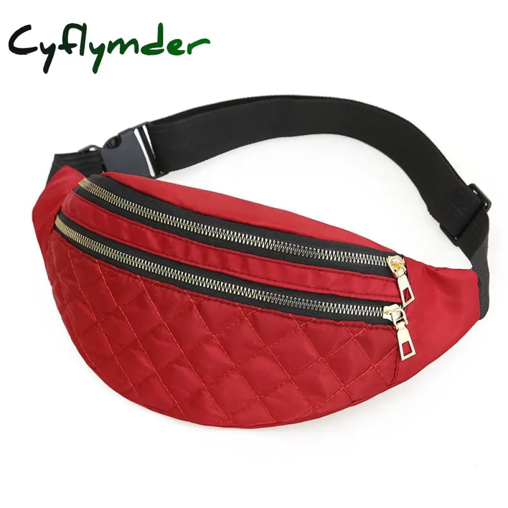 Cyflymder Waist Bags For Women Oxford Leisure Color Bag Shoulder Crossbody Chest Handbags All-Match