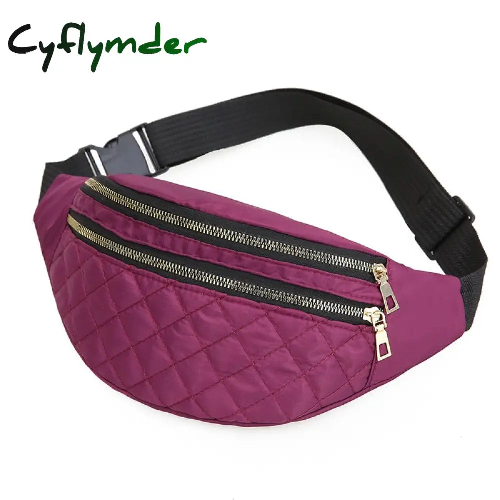 Cyflymder Waist Bags For Women Oxford Leisure Color Bag Shoulder Crossbody Chest Handbags All-Match