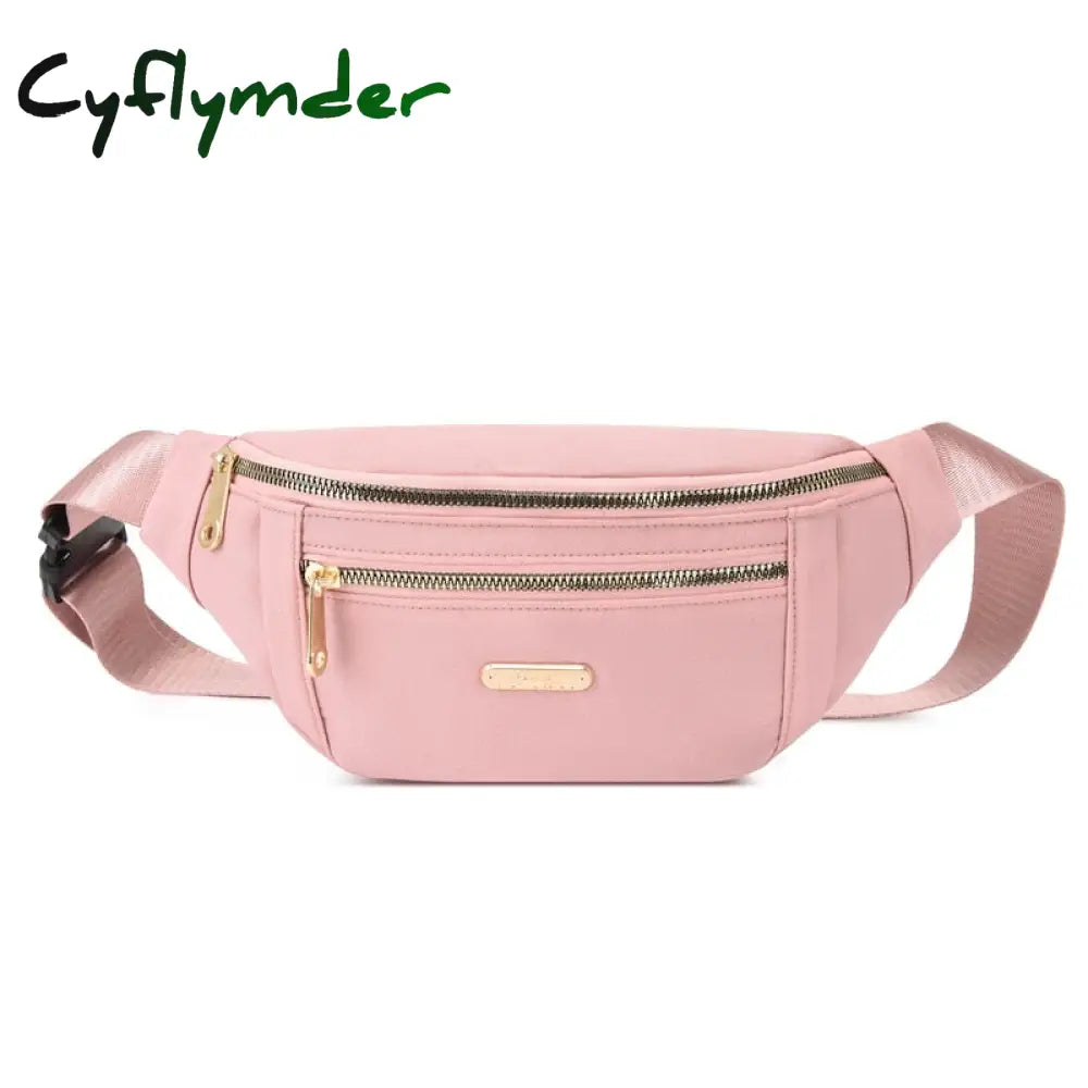 Cyflymder Waist Bags For Women Oxford Leisure Color Bag Shoulder Crossbody Chest Handbags All-Match