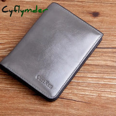 Cyflymder Wallet Man Small Purse Varnished Short Mini Leather Billetera Hombre Carteras Portmonee