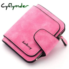 Cyflymder Wallet Women Leather Casual Wallets Luxury Card Holder Clutch Bag Zipper Pocket Hasp