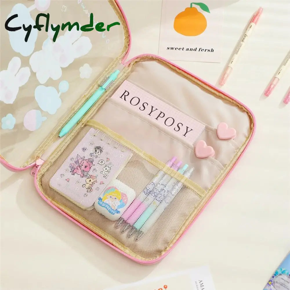 Cyflymder Waterproof Bear Rabbit Tablet Case Bag For Macbook Air Pro 9.7 10.8 11 Inch Huawei