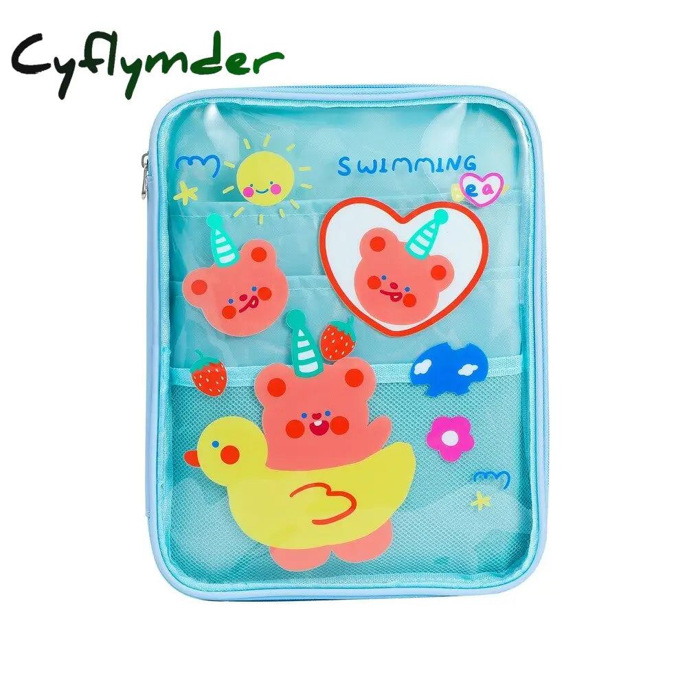 Cyflymder Waterproof Bear Rabbit Tablet Case Bag For Macbook Air Pro 9.7 10.8 11 Inch Huawei