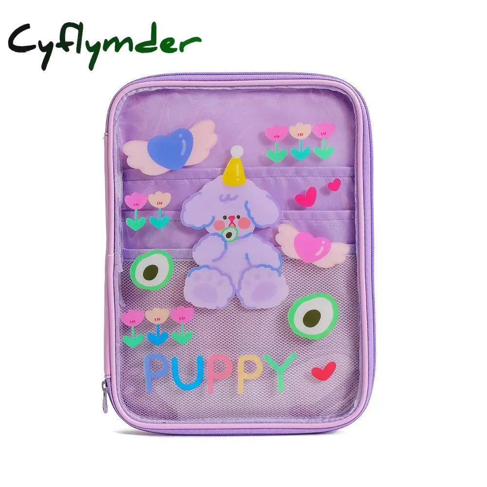 Cyflymder Waterproof Bear Rabbit Tablet Case Bag For Macbook Air Pro 9.7 10.8 11 Inch Huawei