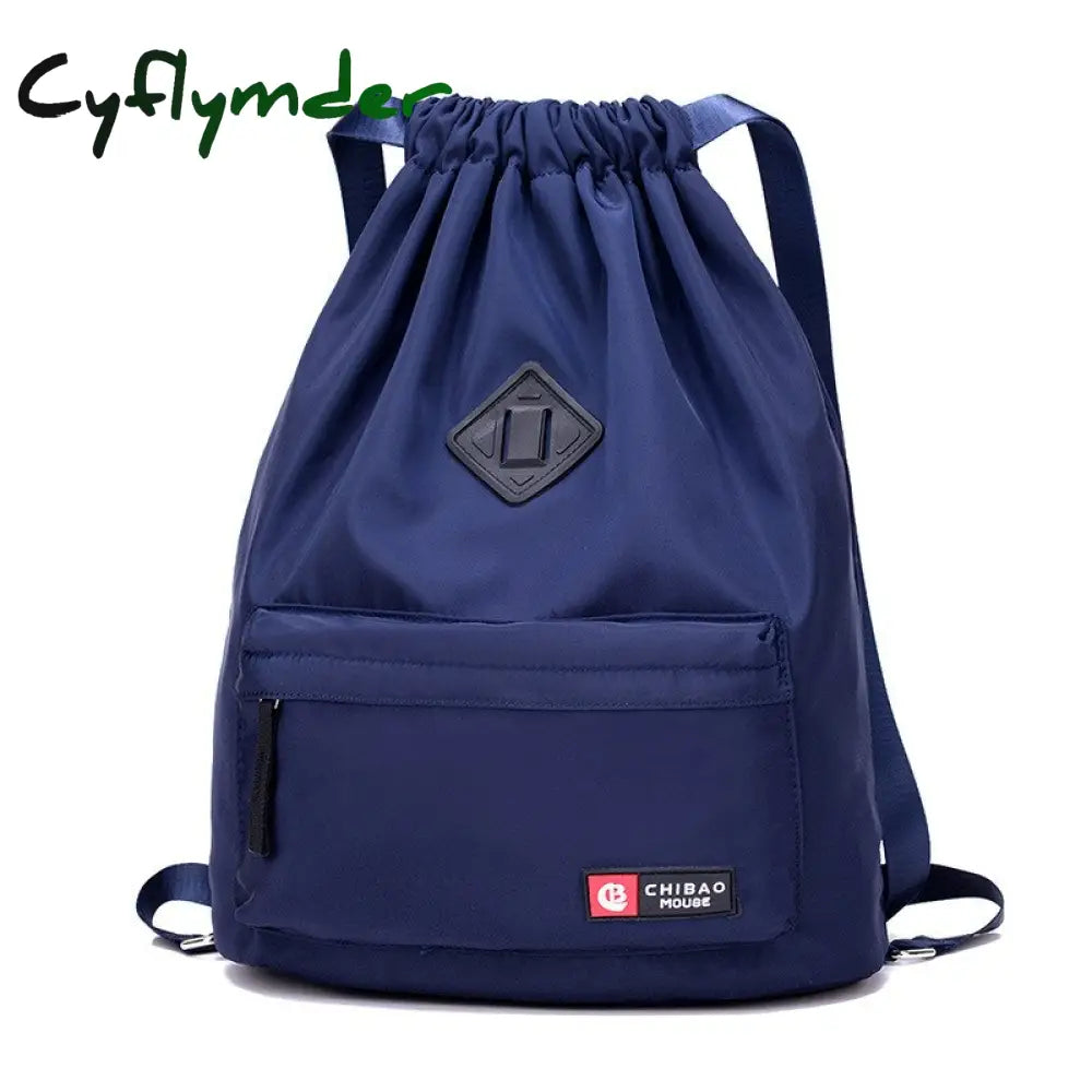 Cyflymder Waterproof Gym Bag Women Girls Sports Travel Drawstring Outdoor Backpack For Training