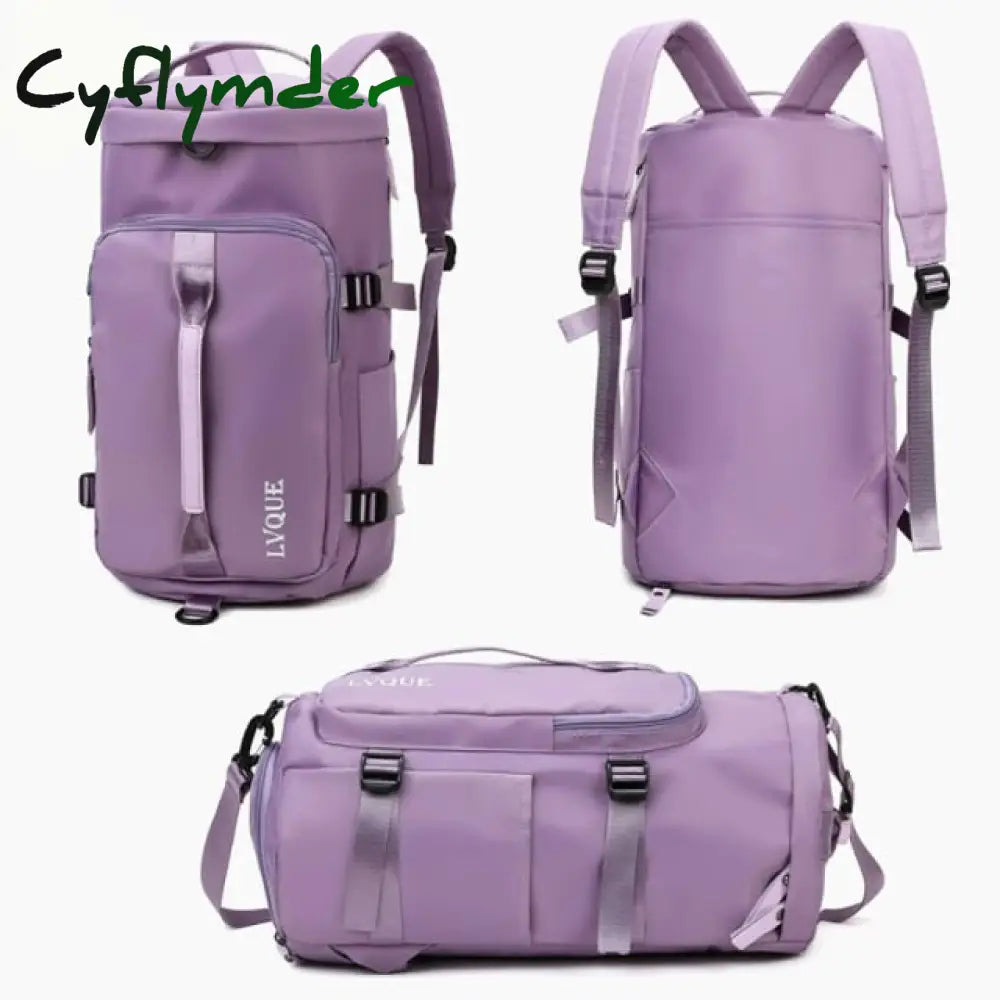 Cyflymder Waterproof Gym Fitness Bag Outdoor Backpack Women Travel Shoe Sport Student Excerise