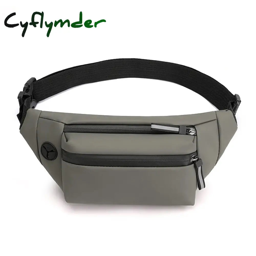 Cyflymder Waterproof Man Waist Bag Fanny Pack Fashion Chest Outdoor Sports Crossbody Casual Travel