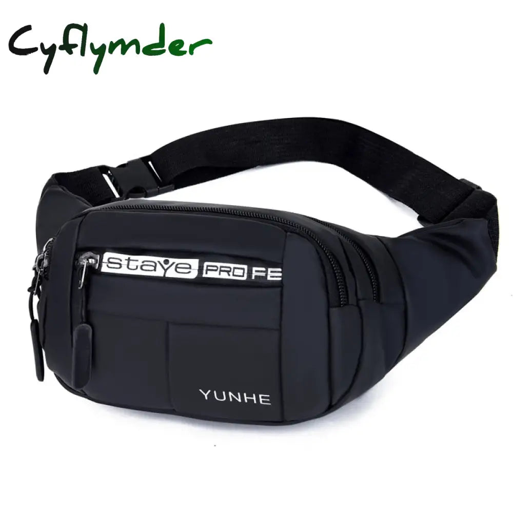 Cyflymder Waterproof Man Waist Bag Fanny Pack Fashion Chest Outdoor Sports Crossbody Casual Travel