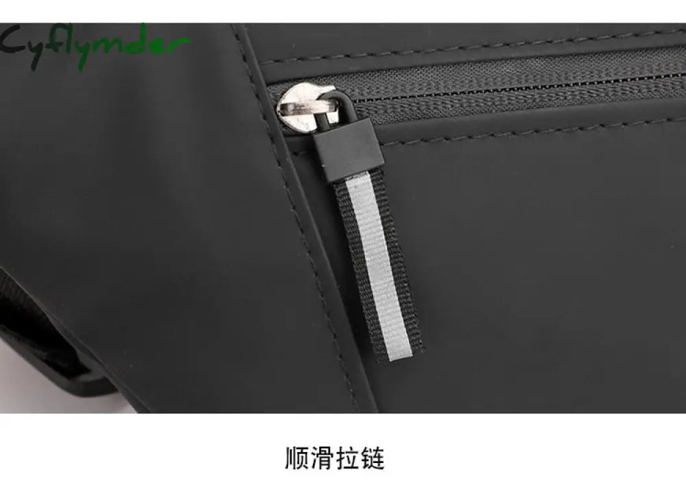 Cyflymder Waterproof Man Waist Bag Fanny Pack Fashion Chest Outdoor Sports Crossbody Casual Travel