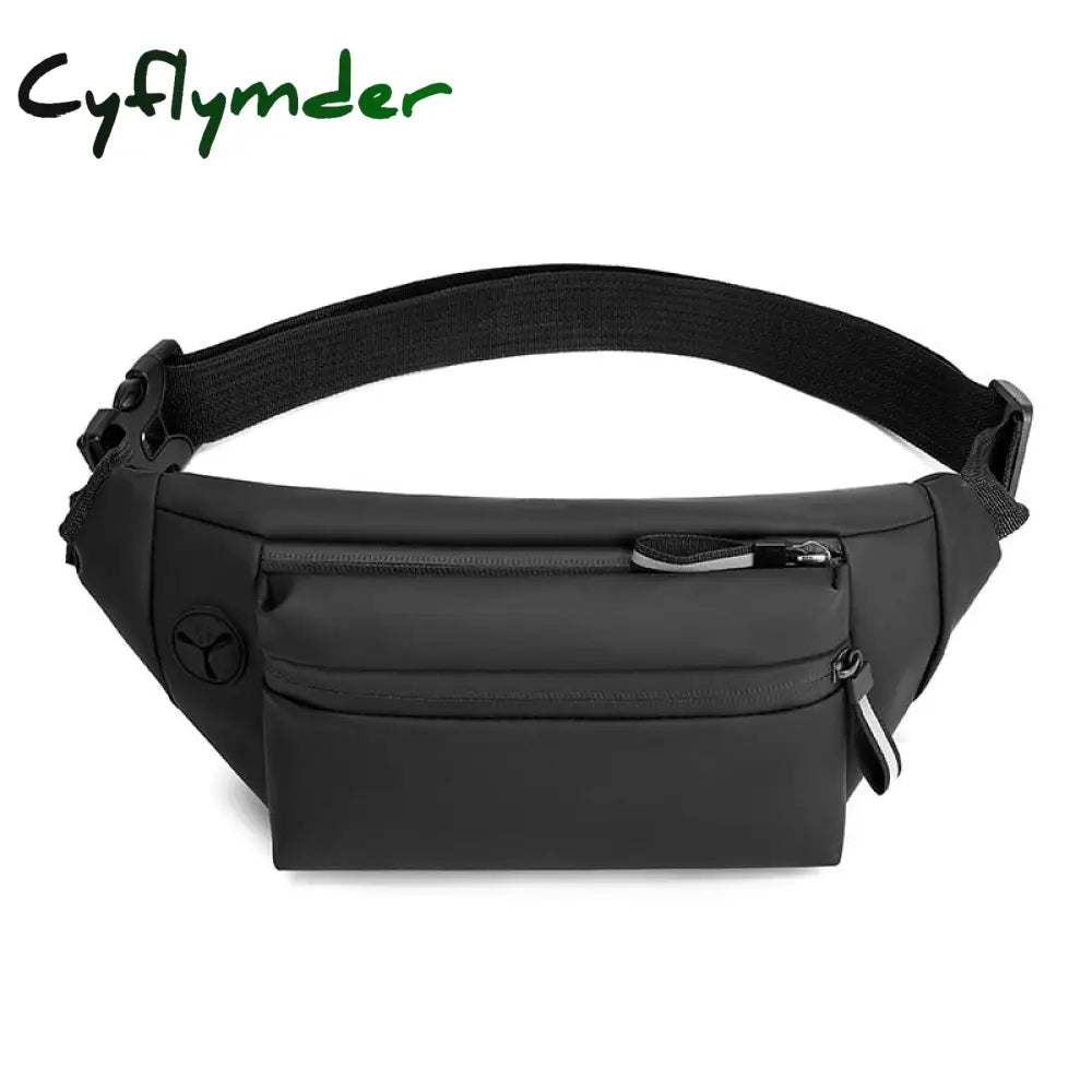 Cyflymder Waterproof Man Waist Bag Fashion Chest Pack Outdoor Sports Crossbody Casual Travel Male