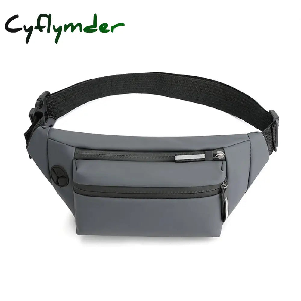 Cyflymder Waterproof Man Waist Bag Fashion Chest Pack Outdoor Sports Crossbody Casual Travel Male