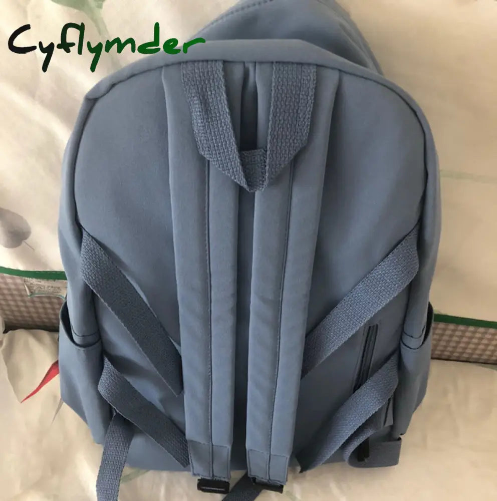 Cyflymder Waterproof Men Big Backpack Nylon Business Travel Black Rucksack College School Bag For