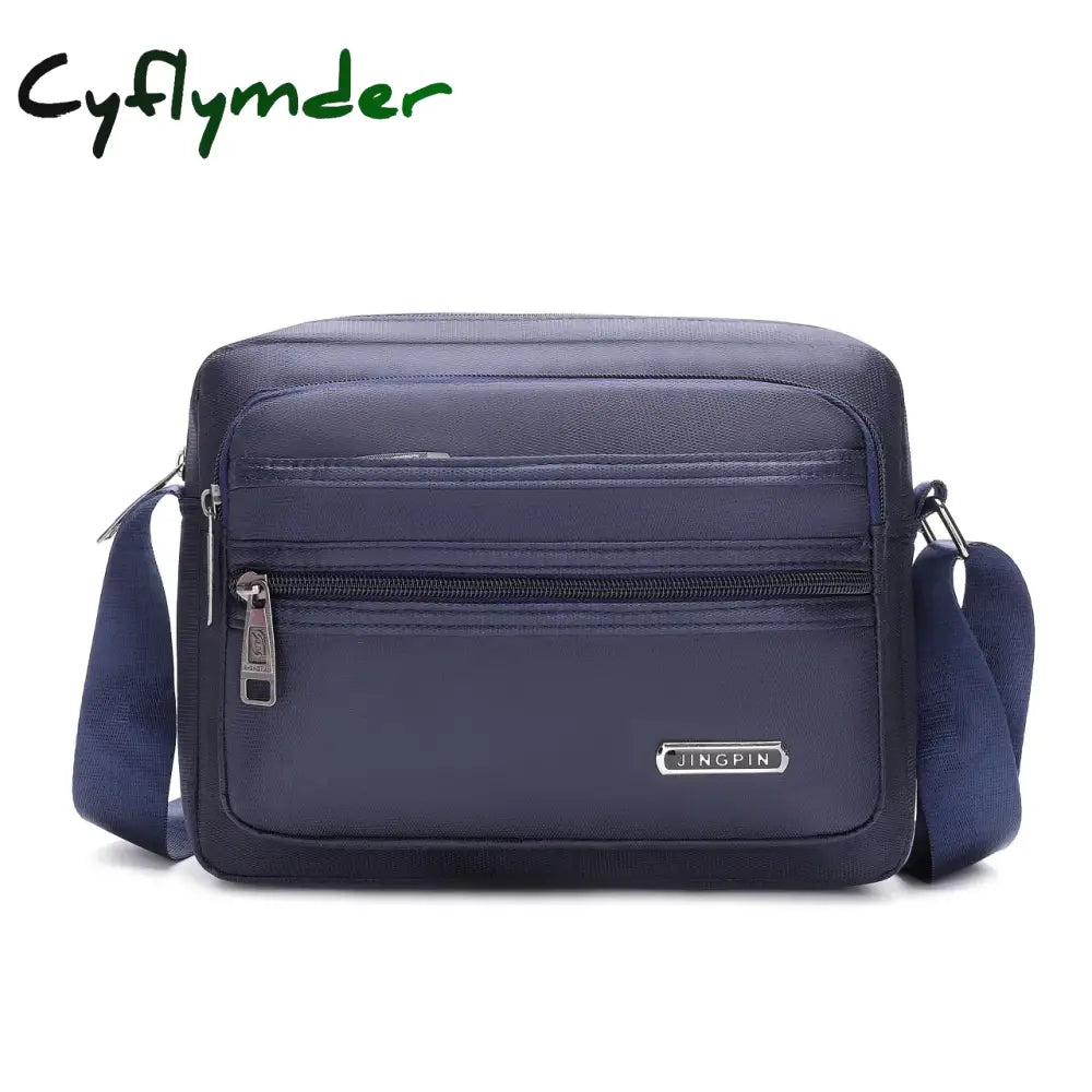 Cyflymder Waterproof Men Crossbody Bags Male Nylon Shoulder Bags Boy Messenger Bag Man Handbags For Travel Casual Large